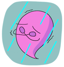 Fussy of ghost sticker #3314802