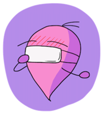 Fussy of ghost sticker #3314808