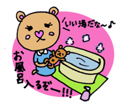 Child care from pregnancy bear mom sticker #3315532