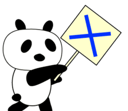 the Panda's life in Chinese(simplified) sticker #3315629