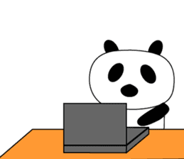 the Panda's life in Chinese(simplified) sticker #3315640