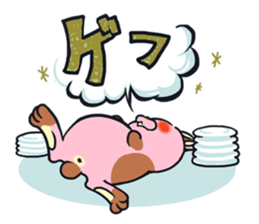 Every day is busy Marble rabbit sticker #3316180