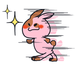 Every day is busy Marble rabbit sticker #3316182