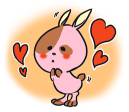 Every day is busy Marble rabbit sticker #3316183