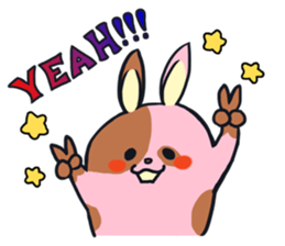 Every day is busy Marble rabbit sticker #3316185