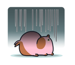 Every day is busy Marble rabbit sticker #3316188