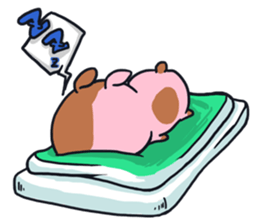 Every day is busy Marble rabbit sticker #3316196