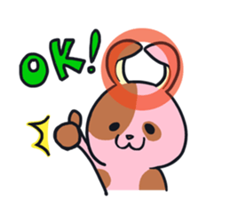 Every day is busy Marble rabbit sticker #3316201