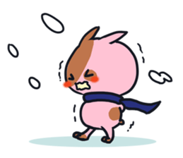 Every day is busy Marble rabbit sticker #3316212