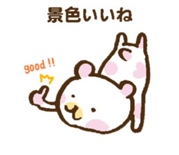 Polka-dot bear sticker #3316612