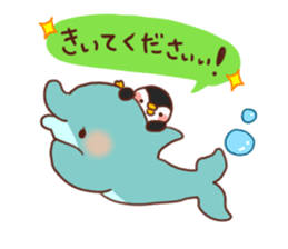 killer whales&Dolphin&Talk sticker #3317859