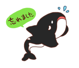 killer whales&Dolphin&Talk sticker #3317873