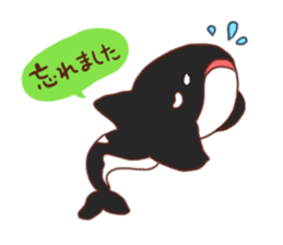 killer whales&Dolphin&Talk sticker #3317873
