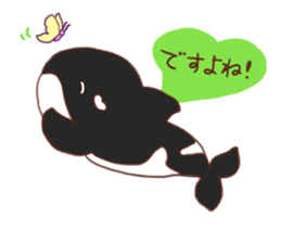 killer whales&Dolphin&Talk sticker #3317883