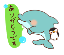 killer whales&Dolphin&Talk sticker #3317892