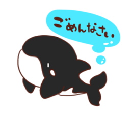killer whales&Dolphin&Talk sticker #3317893