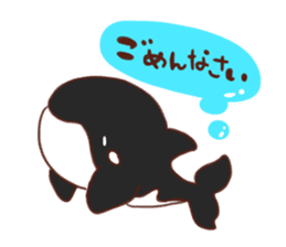 killer whales&Dolphin&Talk sticker #3317893