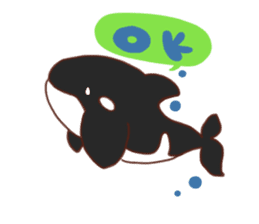 killer whales&Dolphin&Talk sticker #3317894
