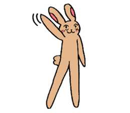 Tall rabbits Takako&Nobio sticker #3318012