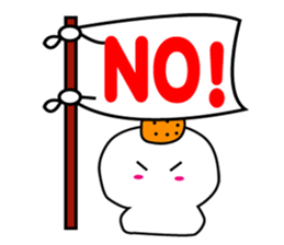 Refuse mochi sticker #3318412