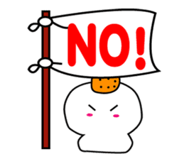 Refuse mochi sticker #3318412