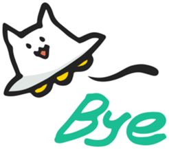 Neko UFO sticker #3319151