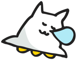 Neko UFO sticker #3319163