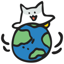 Neko UFO sticker #3319165