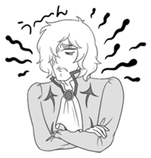 Negative prince sticker #3319428