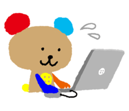 Easy-Going Bear sticker #3319504