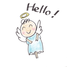 Happy angel sticker #3319819