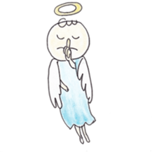 Happy angel sticker #3319820