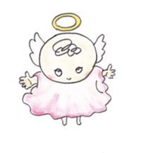 Happy angel sticker #3319821