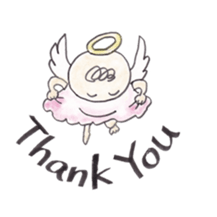 Happy angel sticker #3319829