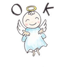 Happy angel sticker #3319835