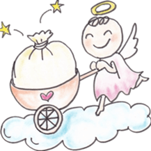 Happy angel sticker #3319837