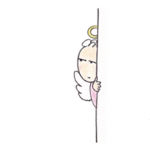 Happy angel sticker #3319845