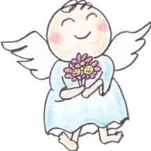 Happy angel sticker #3319847