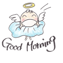 Happy angel sticker #3319848