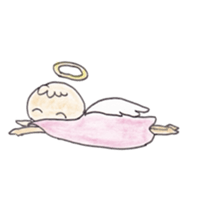 Happy angel sticker #3319849