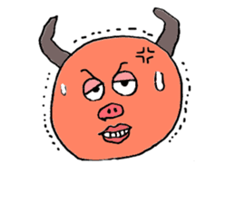 Glutton Monster sticker #3319876