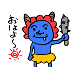 Mr.Blue ogre sticker #3320418