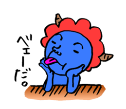 Mr.Blue ogre sticker #3320430