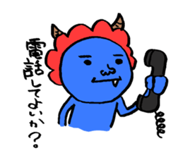 Mr.Blue ogre sticker #3320438