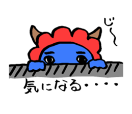 Mr.Blue ogre sticker #3320442