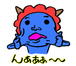 Mr.Blue ogre sticker #3320454