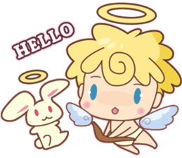 Angel Baby and his friend sticker #3320658