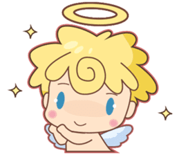 Angel Baby and his friend sticker #3320659