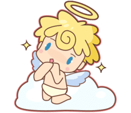 Angel Baby and his friend sticker #3320660