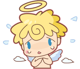 Angel Baby and his friend sticker #3320661